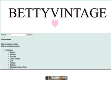 Tablet Screenshot of bettyvintage.com